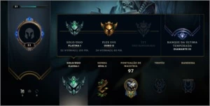 CONTA PLATINA I, DONO ÚNICO, SEM E-MAIL CONFIRMADO - League of Legends LOL