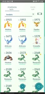 Conta Pokémon Go lvl 35 full