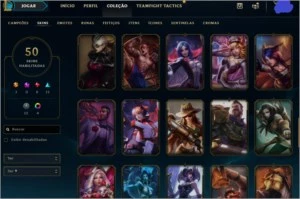 Conta  lol // Diamante IV // 65 skins // falta 20 champions - League of Legends