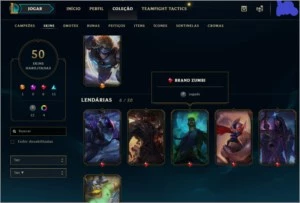 Conta  lol // Diamante IV // 65 skins // falta 20 champions - League of Legends