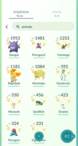 Conta Pokémon GO lvl 34 muito boa