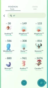 Conta Pokémon GO lvl 34 muito boa