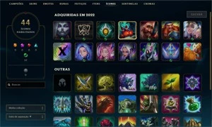 Conta League of Legends Platina 4. LOL