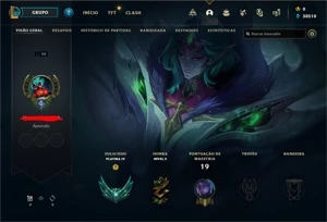 Conta League of Legends Platina 4. LOL