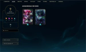 Conta League of Legends Platina 4. LOL