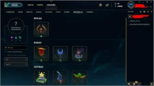 Conta LoL - D4 /20 Skins/ Ahri prestigio e Lux Elementalista - League of Legends