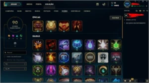 Conta LoL - D4 /20 Skins/ Ahri prestigio e Lux Elementalista - League of Legends