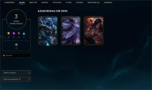 Smurf Prata 1 Shen Lâmina do Trovão - League of Legends LOL