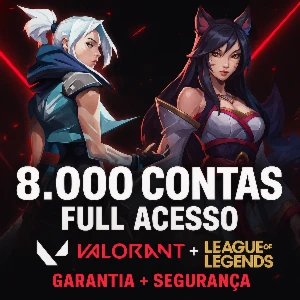 8.000 Contas Valorant Nfa
