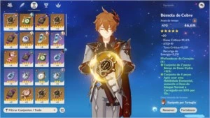 Genshin AR53 | Klee,Raiden,Tartaglia,Kequing,Mona | 3 Armas - Genshin Impact