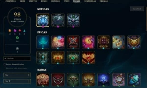 Conta Lol Elise e Morgana Vitoriosas, Platina 2, mmr ótimo - League of Legends