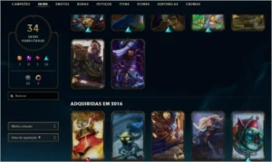 Conta Lol Elise e Morgana Vitoriosas, Platina 2, mmr ótimo - League of Legends