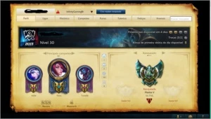 Conta lol nv 30 Platina V , 78 champs - League of Legends