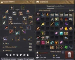 ACC COM BARRACA, PETS T3, 7 EMPREGADAS, TRAJE DE PROCESSO - Black Desert