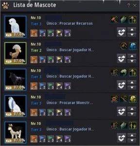 ACC COM BARRACA, PETS T3, 7 EMPREGADAS, TRAJE DE PROCESSO - Black Desert
