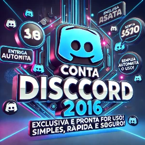 Conta Discord  2016 Antiga Virgem - Redes Sociais