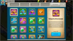 Conta de Rise of Kingdoms - 43,9M poder / VIP 10 - Outros