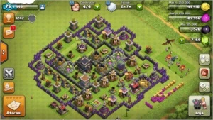 CONTA CV9 - 7200 GEMAS - 4 TRABALHADORES - COM TROCA DE NOME - Clash of Clans