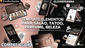Templates Elementor Para Salão, Tatoo, Perfume, Beleza - Sites, Lojas e Sistemas Prontos Sites e Scripts