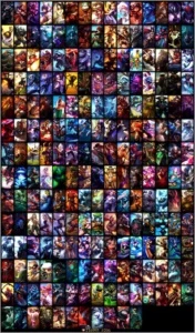 Conta com Borda de Diamante e 206 Skins - League of Legends LOL