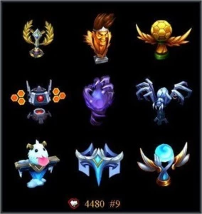 Conta com Borda de Diamante e 206 Skins - League of Legends LOL