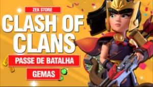 ⭐Bilhete Dourado E Gemas Clash Of Clans (50% De Desconto)⭐