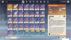 AR 50 VENTI+QIQI+KEQING C1+ DUAS ARMAS 5* - Genshin Impact