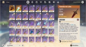 GANYU C1+ DILUC+ VENTI+ ZHONG+ MONA+ QIQ+ ALBED+ (3)ARMAS 5* - Genshin Impact