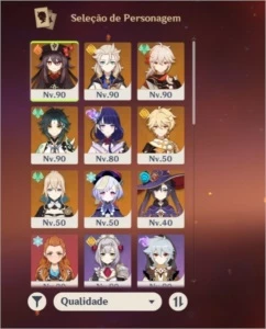 Conta Genshin AR 56 (NA) - 8P 5* 4A 5* Hutao+homa  Xiao+Jade - Genshin Impact