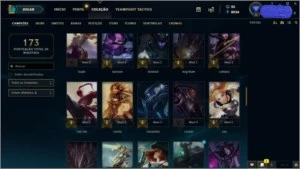 CONTA NVL 30,78 CHAMPS E 20 SKINS POR R$125,00 - League of Legends LOL