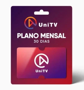 UniTv Recarga Mensal 30 Dias - Gift Card - Gift Card UniTv - Gift Cards