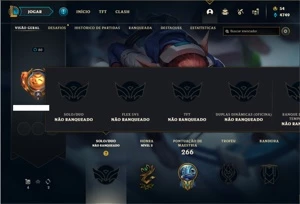 Conta Unranked com 131 Champs e 71 Skins (Criada em 2012) - League of Legends LOL