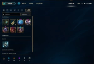 Conta prata 2 Borda GOLD - League of Legends LOL