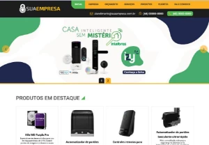 Site pronto para loja virtual