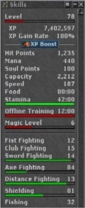 KNIGHT LEVEL 78 /  LAUDERA - Tibia