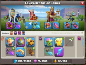 Cv15 Clash of Clans - Com equipamentos épicos