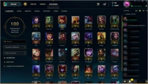 Vendo conta League of legends Ouro 3, 35 campeões, 10 Skins LOL