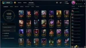 Vendo conta League of legends Ouro 3, 35 campeões, 10 Skins LOL