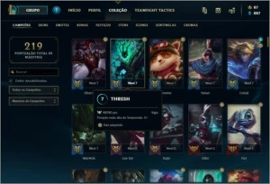 Conta de League of Legends LOL
