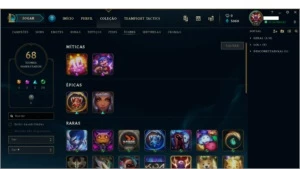 Conta League of Legends Diamante 4 13 Skins (9 Épicas) LOL