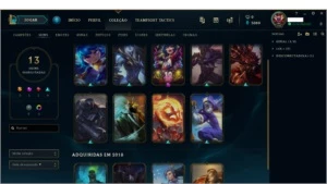 Conta League of Legends Diamante 4 13 Skins (9 Épicas) LOL