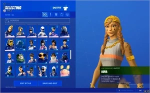 Conta fortnite com mais de 100 skins compradas