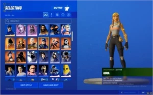 Conta fortnite com mais de 100 skins compradas