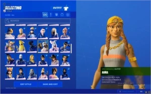 Conta fortnite com mais de 100 skins compradas
