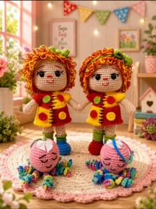 Boneca Emilia - Artesanato e Personalizados