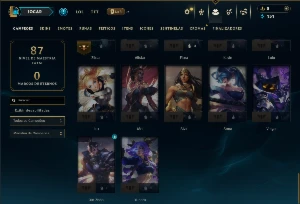 Mestre com 60 Champs e 4 Skins - League of Legends LOL