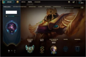 Conta LOL PLATINA - League of Legends