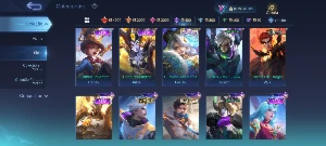 Conta Mlbb 243 Skins 95 Heróis - Todos Os Passes 2024 - Mobile Legends