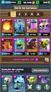9 Lendárias - Arena Lendária - Level 10 - Clash Royale