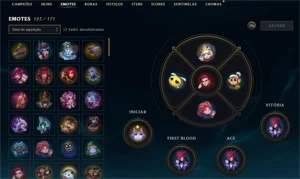 CONTA DE LEAGUE OF LEGENDS 320 SKINS LOL